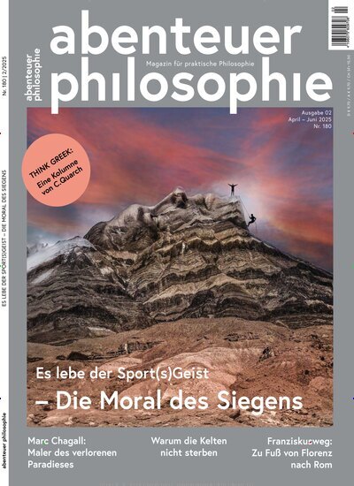 Titelbild der Ausgabe 2/2025 von Abenteuer Philosophie. Diese Zeitschrift und viele weitere Reisemagazine, Freizeitmagazine und Wissensmagazine als Abo oder epaper bei United Kiosk online kaufen.