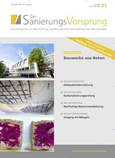 Titelbild der Ausgabe 2/2025 von Der SanierungsVorsprung. Diese Zeitschrift und viele weitere Architekturzeitschriften und Bauzeitschriften als Abo oder epaper bei United Kiosk online kaufen.