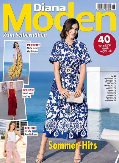 Titelbild der Ausgabe 95/2025 von Diana Moden. Diese Zeitschrift und viele weitere Modemagazine und DIY-Magazine als Abo oder epaper bei United Kiosk online kaufen.