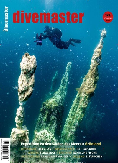 Titelbild der Ausgabe 2/2025 von Divemaster. Diese Zeitschrift und viele weitere Sportmagazine als Abo oder epaper bei United Kiosk online kaufen.
