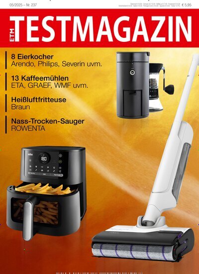 Titelbild der Ausgabe 5/2025 von ETM Testmagazin. Diese Zeitschrift und viele weitere Wirtschaftsmagazine und Politikmagazine als Abo oder epaper bei United Kiosk online kaufen.