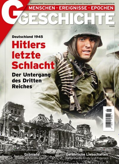 Titelbild der Ausgabe 5/2025 von G Geschichte. Diese Zeitschrift und viele weitere Reisemagazine, Freizeitmagazine und Wissensmagazine als Abo oder epaper bei United Kiosk online kaufen.