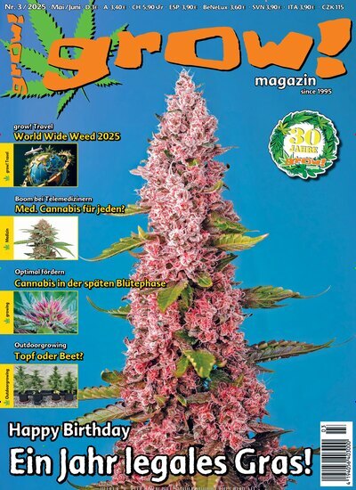 Titelbild der Ausgabe 3/2025 von grow! Magazin. Diese Zeitschrift und viele weitere Lifestylemagazine und Peoplemagazine als Abo oder epaper bei United Kiosk online kaufen.