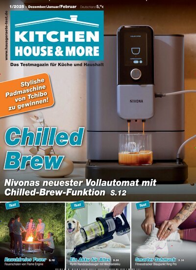 Titelbild der Ausgabe 1/2025 von Kitchen House & More. Diese Zeitschrift und viele weitere Wirtschaftsmagazine und Politikmagazine als Abo oder epaper bei United Kiosk online kaufen.