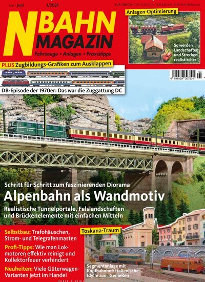 Titelbild der Ausgabe 3/2025 von NBahn Magazin. Diese Zeitschrift und viele weitere Reisemagazine, Freizeitmagazine und Wissensmagazine als Abo oder epaper bei United Kiosk online kaufen.