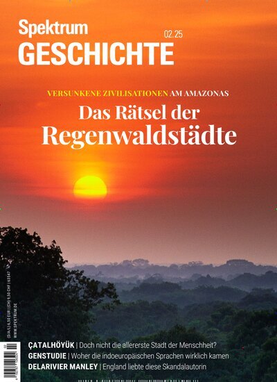 Titelbild der Ausgabe 2/2025 von Spektrum Geschichte. Diese Zeitschrift und viele weitere Reisemagazine, Freizeitmagazine und Wissensmagazine als Abo oder epaper bei United Kiosk online kaufen.