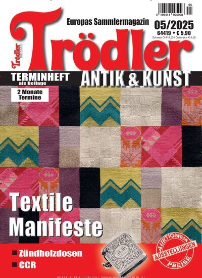 Titelbild der Ausgabe 5/2025 von Trödler. Diese Zeitschrift und viele weitere Reisemagazine, Freizeitmagazine und Wissensmagazine als Abo oder epaper bei United Kiosk online kaufen.