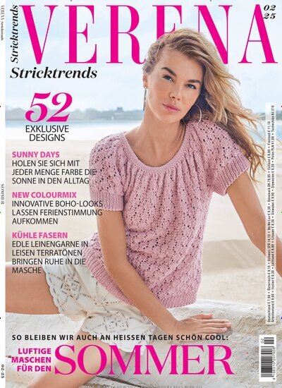 Titelbild der Ausgabe 2/2025 von Verena Stricktrends. Diese Zeitschrift und viele weitere Modemagazine und DIY-Magazine als Abo oder epaper bei United Kiosk online kaufen.