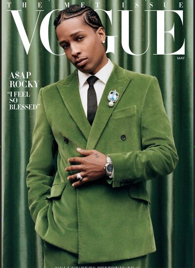 Titelbild der Ausgabe 5/2025 von Vogue USA. Diese Zeitschrift und viele weitere Modemagazine und DIY-Magazine als Abo oder epaper bei United Kiosk online kaufen.