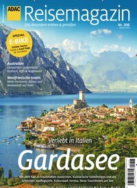 Titelbild der Ausgabe 206/2025 von ADAC Reisemagazin. Diese Zeitschrift und viele weitere Reisemagazine, Freizeitmagazine und Wissensmagazine als Abo oder epaper bei United Kiosk online kaufen.