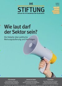 Titelbild der Ausgabe 2/2025 von DIE STIFTUNG. Diese Zeitschrift und viele weitere Businessmagazine als Abo oder epaper bei United Kiosk online kaufen.