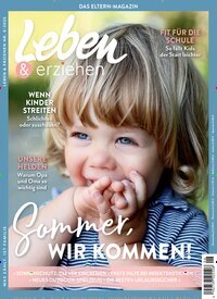 Titelbild der Ausgabe 6/2025 von Leben & erziehen. Diese Zeitschrift und viele weitere Elternzeitschriften und Tierzeitschriften als Abo oder epaper bei United Kiosk online kaufen.