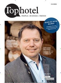 Titelbild der Ausgabe 4/2025 von Tophotel. Diese Zeitschrift und viele weitere Gastronomiezeitschriften, Fashionmagazine, Beautymagazine als Abo oder epaper bei United Kiosk online kaufen.